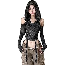 Amazon | [WANSHIX] フード付き 長袖Tシャツ レディース